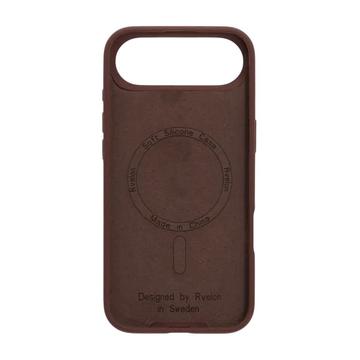 iPhone Air Case - Silicone With Magsafe Rvelon Earthy Brown