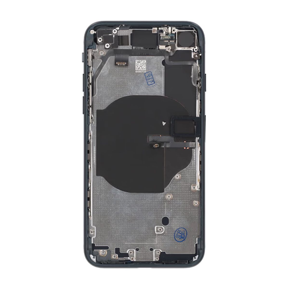 iPhone SE 2020 Baksida med Komplett Ram OEM - Svart