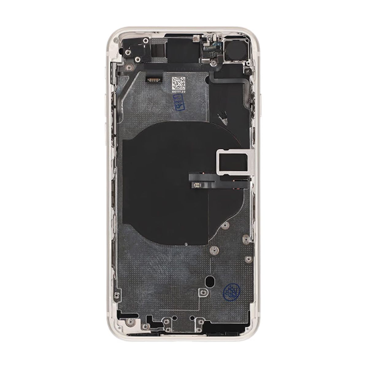 iPhone SE 2020 Baksida med Komplett Ram OEM - Vit