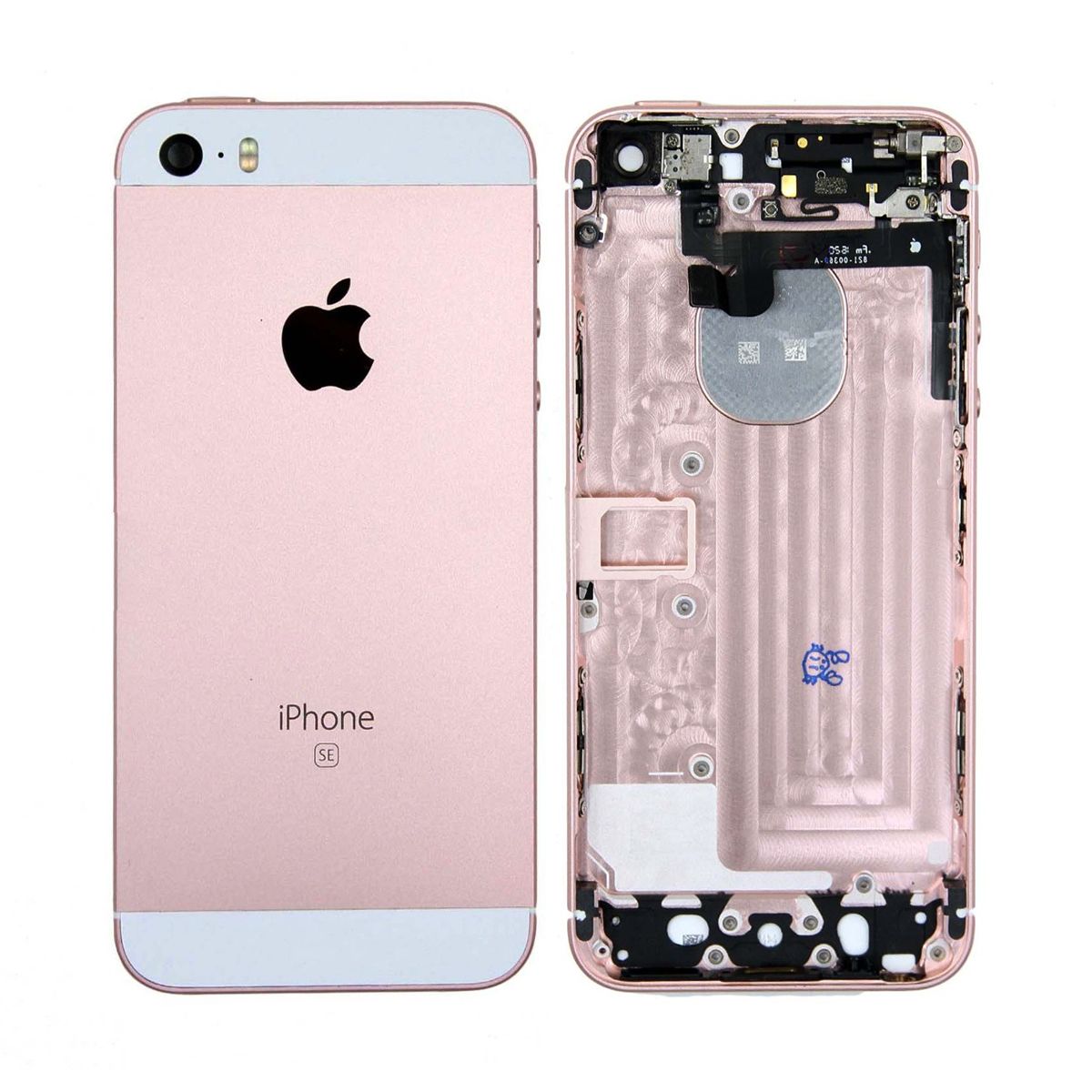 iPhone SE Baksida/Ram - Roséguld