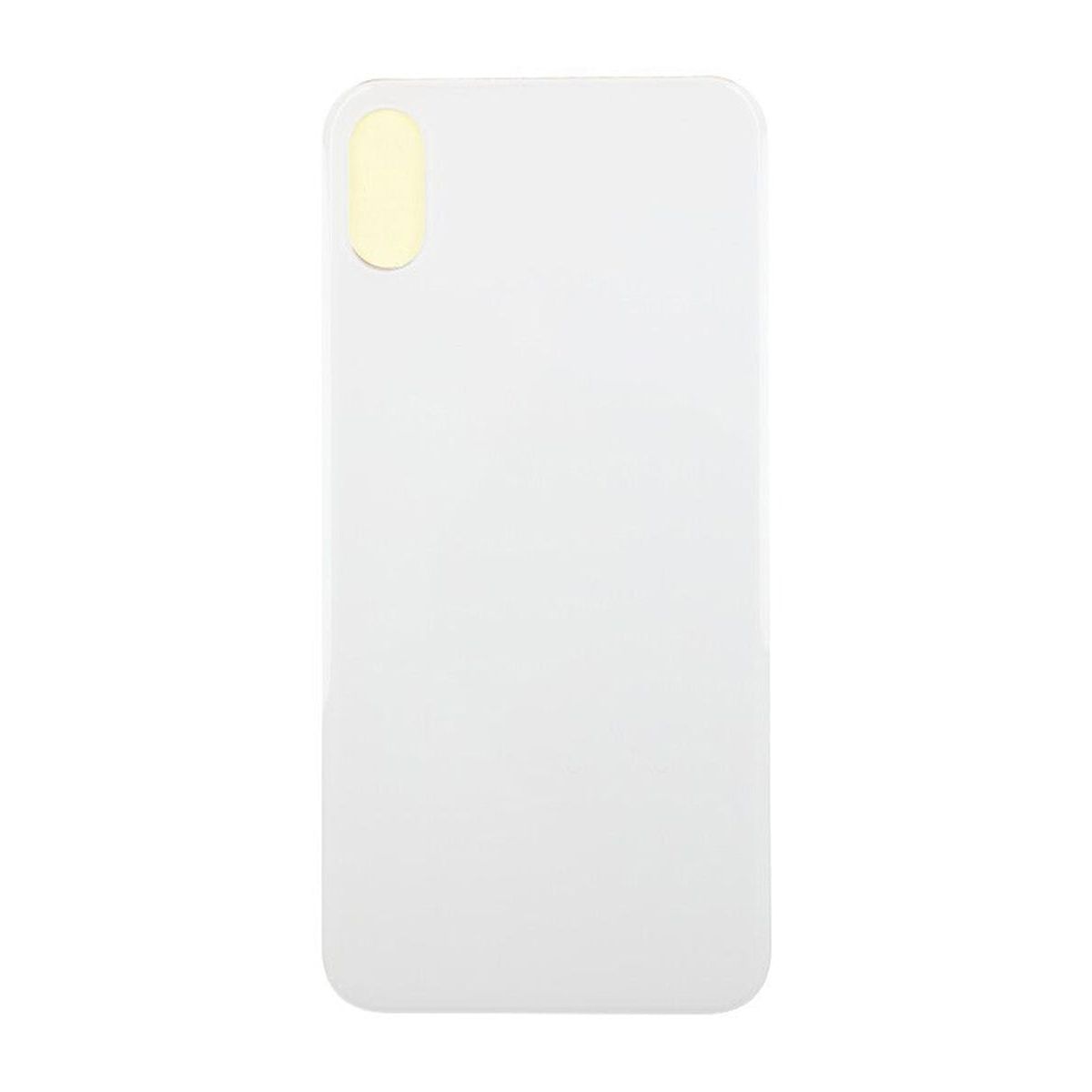 iPhone X Baksida Glas - Vit