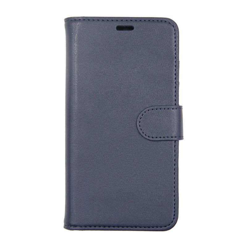 iPhone X/XS Plånboksfodral Magnet Läder med Stativ - Blå