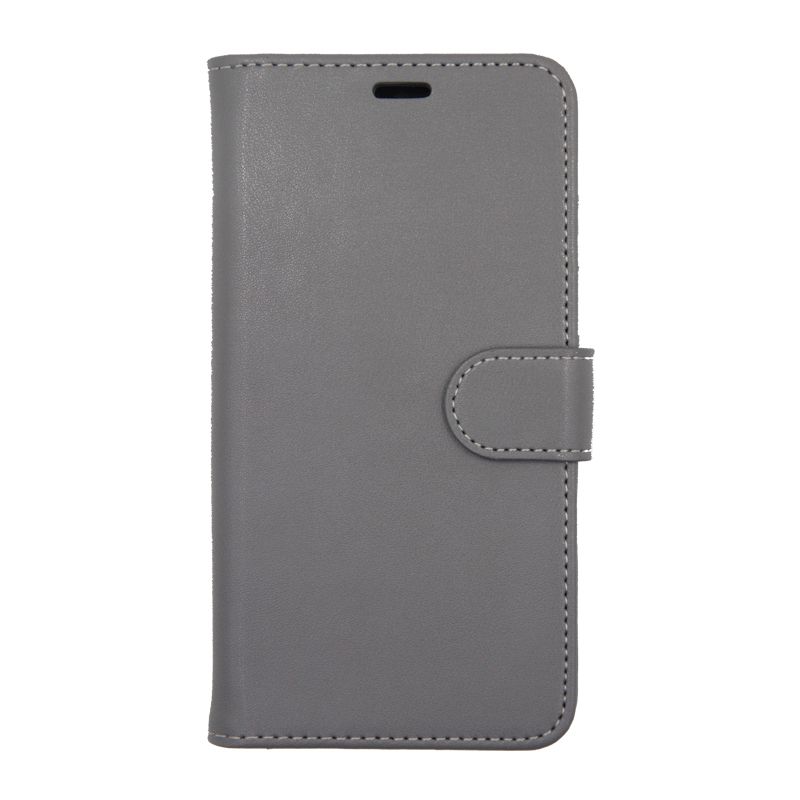 iPhone X/XS Plånboksfodral Magnet Läder med Stativ - Grå