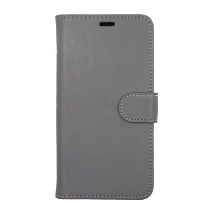 iPhone X/XS Plånboksfodral Magnet Läder med Stativ - Grå