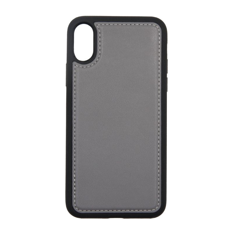 iPhone X/XS Plånboksfodral Magnet Läder med Stativ - Grå