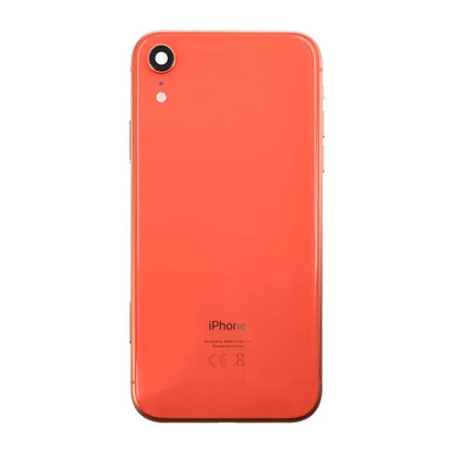 iPhone XR Back Cover Complete OEM Coral With Small Parts