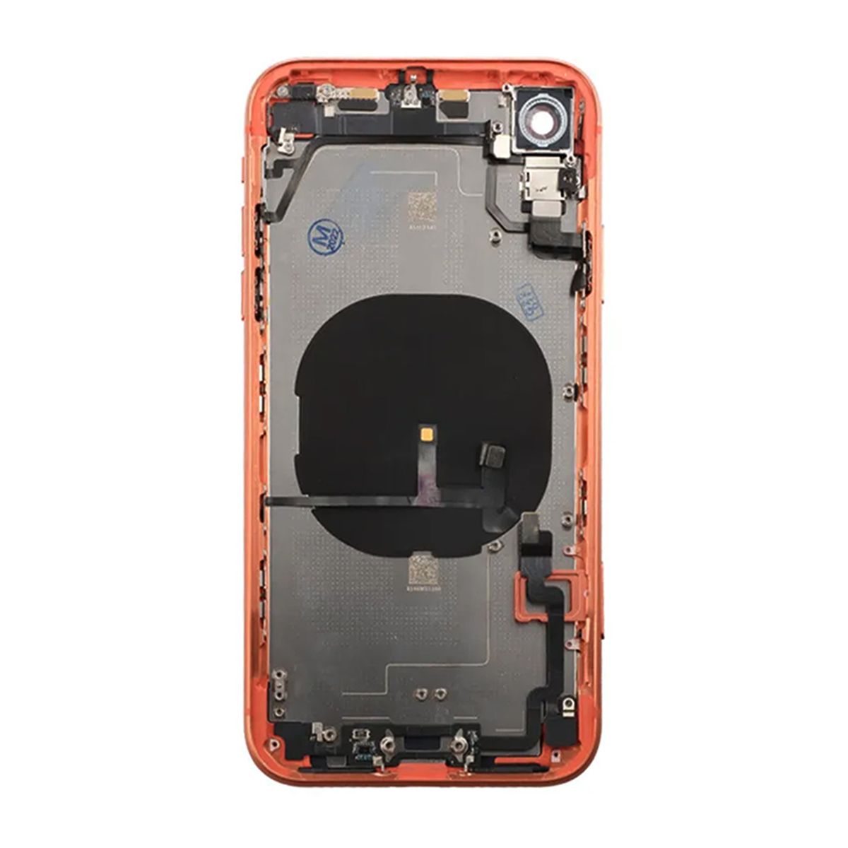 iPhone XR Back Cover Complete OEM Coral With Small Parts