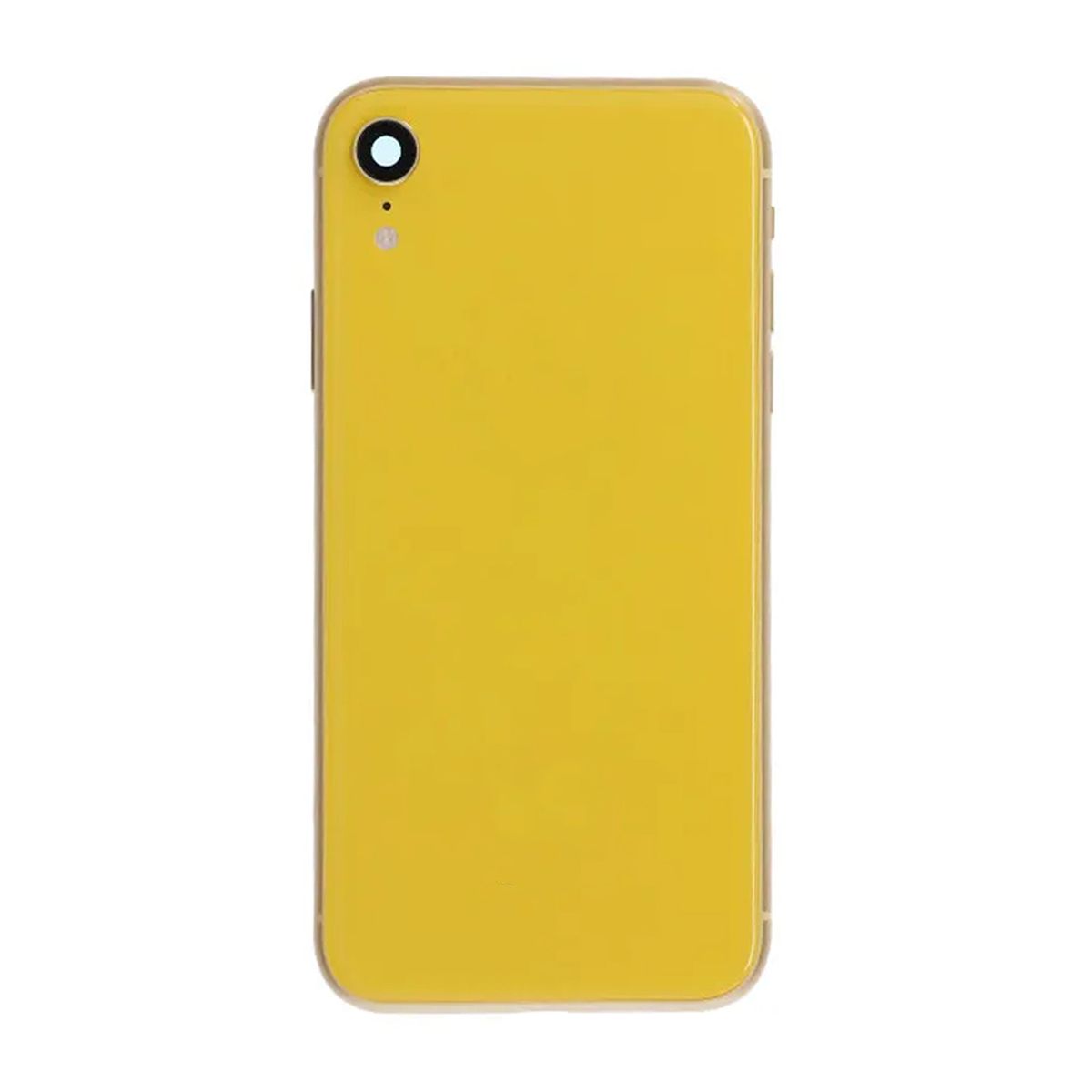 iPhone XR Back Cover Complete OEM Yellow With Small Parts