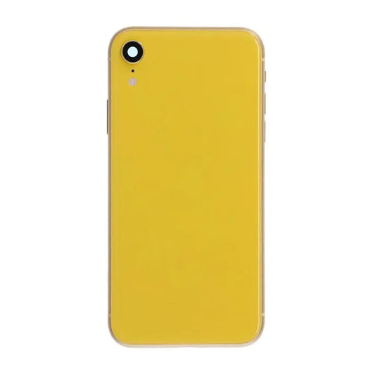 iPhone XR Back Cover Complete OEM Yellow With Small Parts