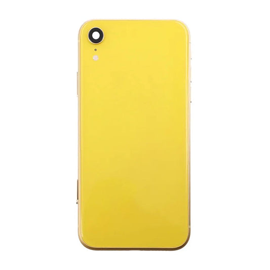 iPhone XR Back Cover Complete OEM Yellow With Small Parts