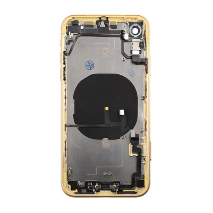 iPhone XR Back Cover Complete OEM Yellow With Small Parts