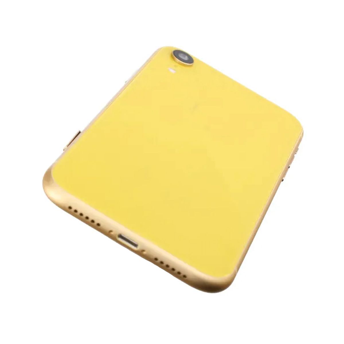 iPhone XR Back Cover Complete OEM Yellow With Small Parts