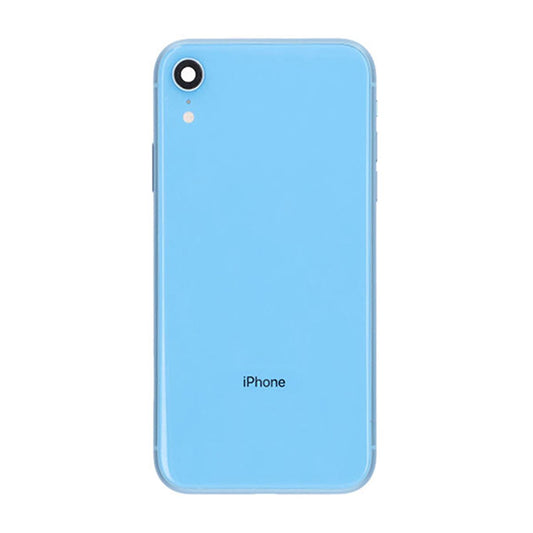 iPhone XR Baksida med Komplett Ram - Blå