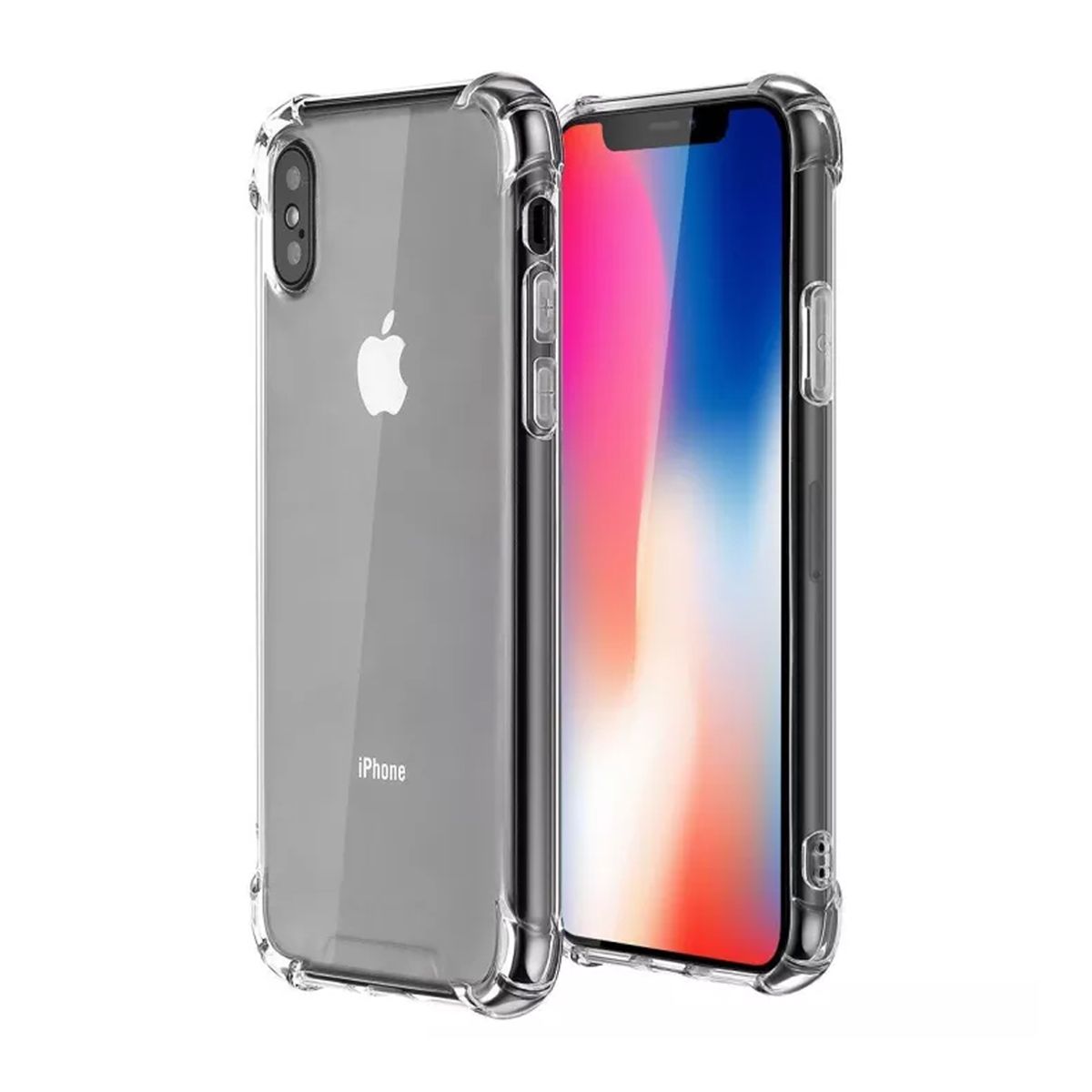 Stöttåligt Mobilskal iPhone XR - Transparent