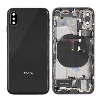 iPhone XS Back Cover with Full Frame - Black
