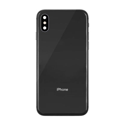 iPhone XS Back Cover with Full Frame - Black