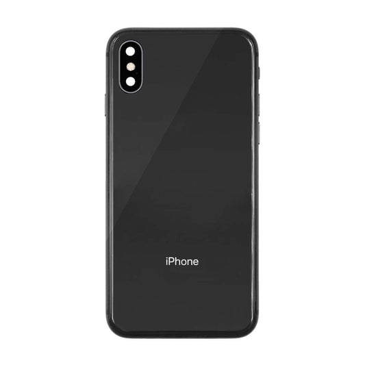 iPhone XS Back Cover with Full Frame - Black