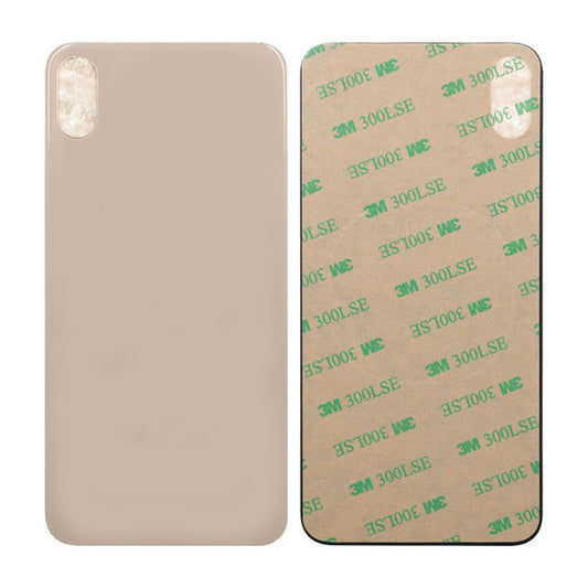iPhone XS Max Baksida Glas - Guld