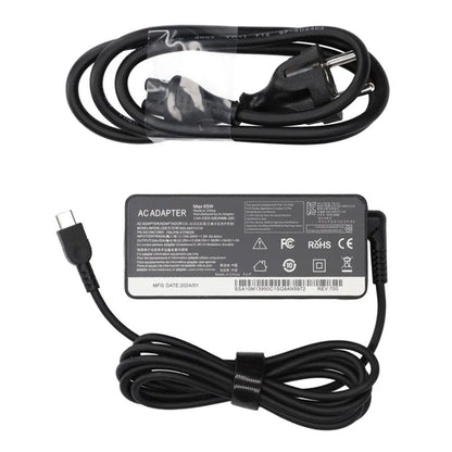 Power Adapter Charger for Lenovo 65W USB-C