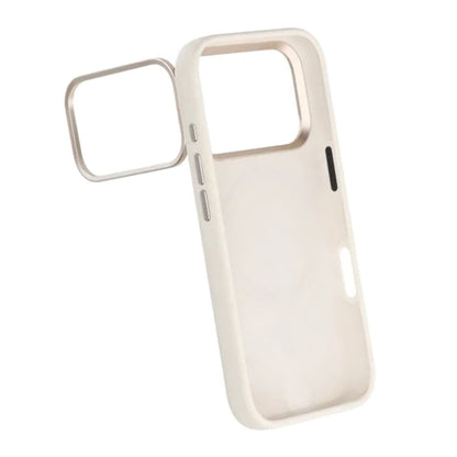 Mobilskal Silikon Magsafe och Statv iPhone 17 Pro Max - Vit