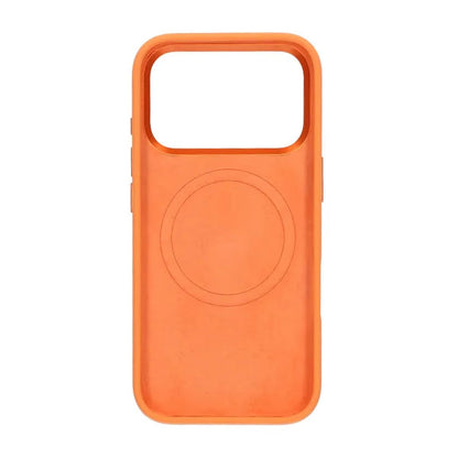 Mobilskal Silikon Magsafe och Statv iPhone 17 Pro - Orange