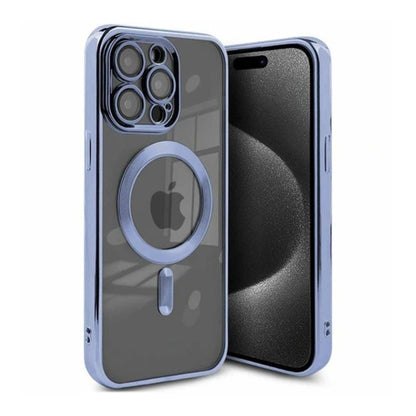 Luxury Phone Case with Magsafe iPhone 14 Pro Max - Blue