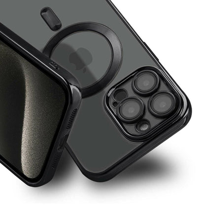 Luxury Mobilskal med Magsafe iPhone 15 Pro Max - Svart