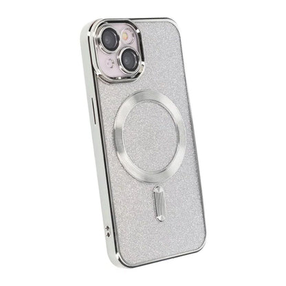 Luxury Mobile Case with Magsafe iPhone 15 - Silver