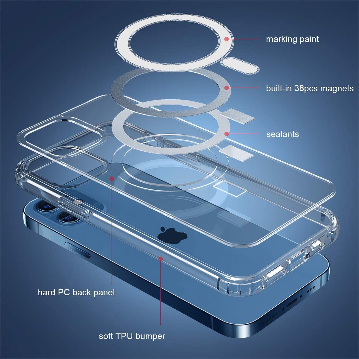 Magsafe Case iPhone 12 Mini - Transparent