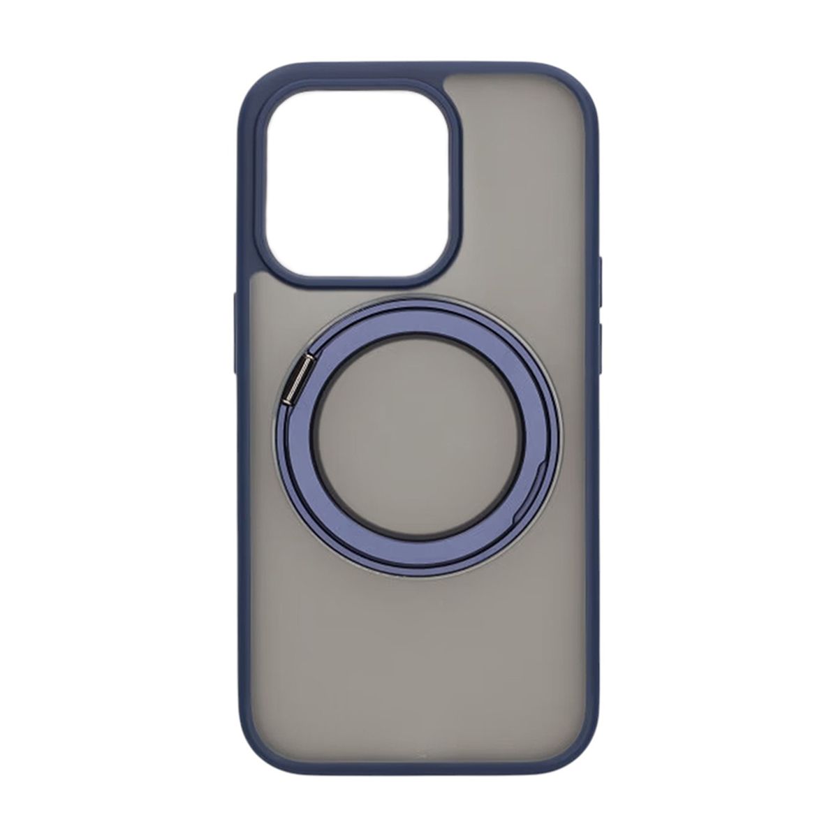 Matte case 360 ​​rotating bracket Mobile Phone Case For iPhone 14 Pro Blue