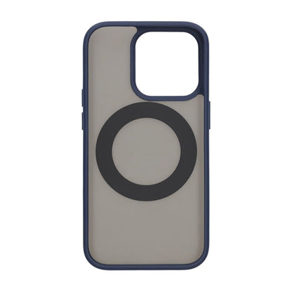 Matte case 360 ​​rotating bracket Mobile Phone Case For iPhone 14 Pro Blue