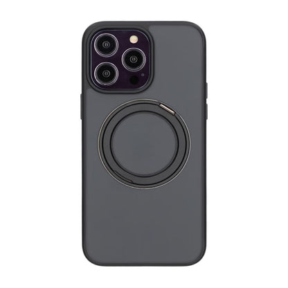 Matte case 360 ​​rotating bracket Mobile Phone Case For iPhone 14 Pro Max Black