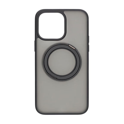 Matte case 360 ​​rotating bracket Mobile Phone Case For iPhone 14 Pro Max Black