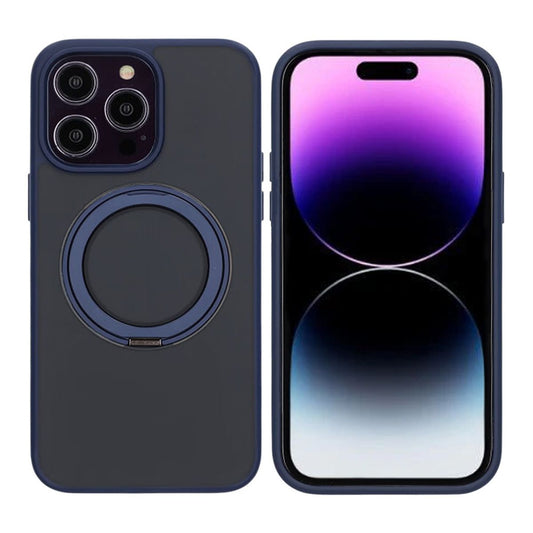 iPhone 14 Pro Max Mobilskal med Magsafe Stativ - Blå