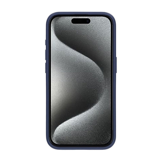 Matte case 360 ​​rotating bracket Mobile Phone Case For iPhone 15 Pro Blue
