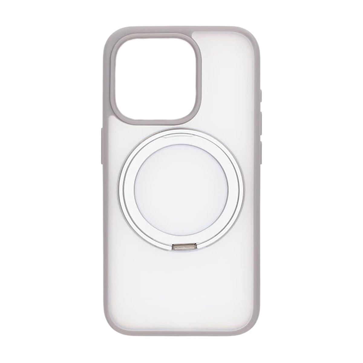 Matte case 360 ​​rotating bracket Mobile Phone Case For iPhone 15 Pro grey