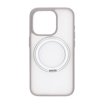 Matte case 360 ​​rotating bracket Mobile Phone Case For iPhone 15 Pro grey