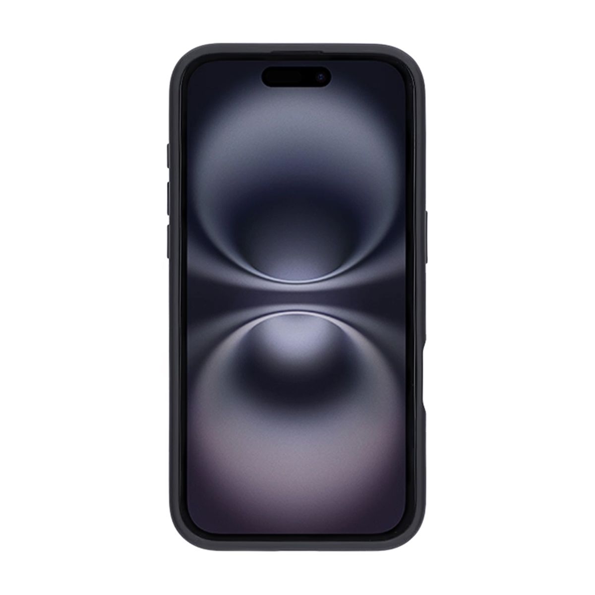 Matte case 360 ​​rotating bracket Mobile Phone Case For iPhone 16 Black