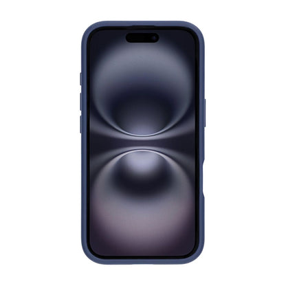 Matte case 360 ​​rotating bracket Mobile Phone Case For iPhone 16 Blue