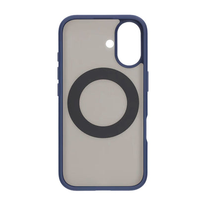 Matte case 360 ​​rotating bracket Mobile Phone Case For iPhone 16 Blue
