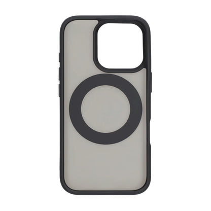 Matte case 360 rotating bracket Mobile Phone Case For iPhone 16 Pro Black