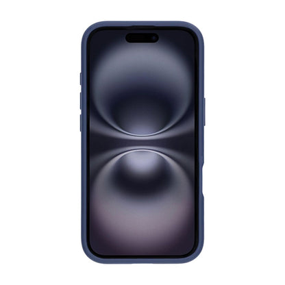 Matte case 360 ​​rotating bracket Mobile Phone Case For iPhone 16 Pro Blue