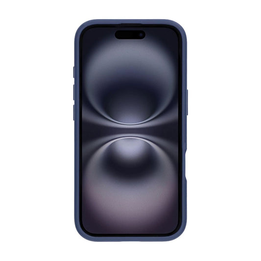 Matte case 360 ​​rotating bracket Mobile Phone Case For iPhone 16 Pro Blue