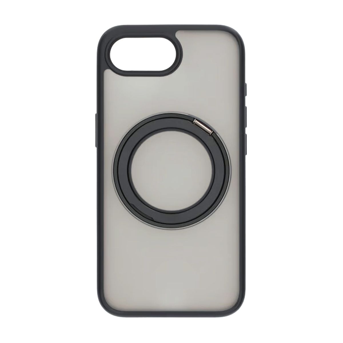 Matte case 360 ​​rotating bracket Mobile Phone Case For iPhone 16E Black