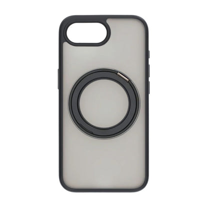 Matte case 360 ​​rotating bracket Mobile Phone Case For iPhone 16E Black