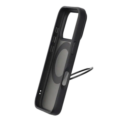 Matte Case 360 rotating bracket Mobile Phone Case For iPhone 17 Pro Black