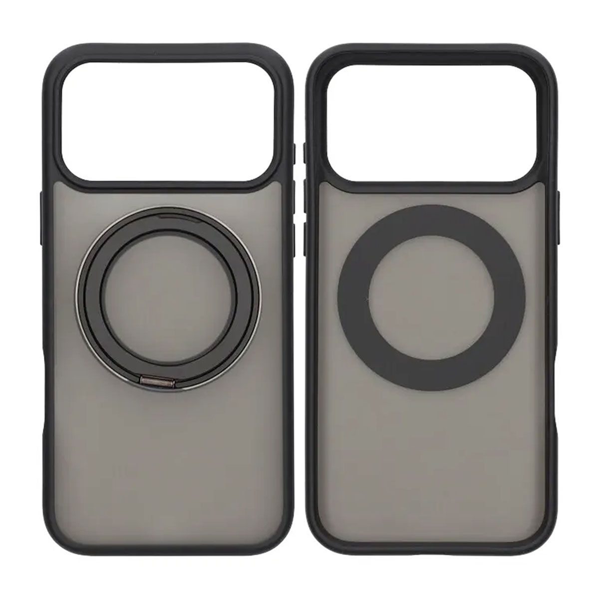 Matte Case 360 rotating bracket Mobile Phone Case For iPhone 17 Pro Max Black