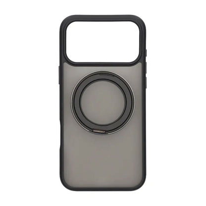 Matte Case 360 rotating bracket Mobile Phone Case For iPhone 17 Pro Max Black