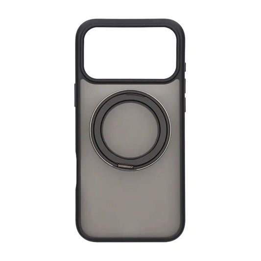 Matte Case 360 rotating bracket Mobile Phone Case For iPhone 17 Pro Max Black