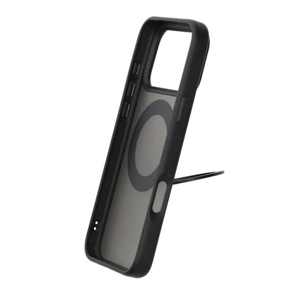 Matte Case 360 rotating bracket Mobile Phone Case For iPhone 17 Pro Max Black